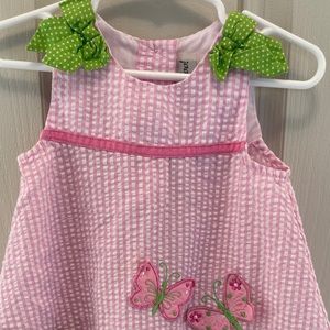 A “Rare too” 9 month seersucker sundress.